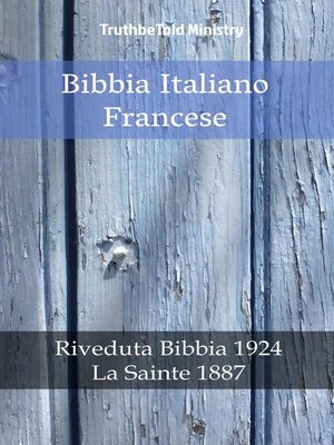 cover image of Bibbia Italiano Francese